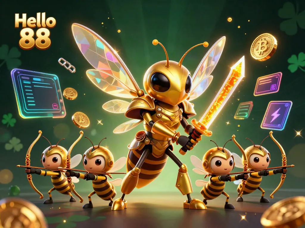 Experience thrilling wins at Hello 88 with vibrant, detailed casino elements and characters.